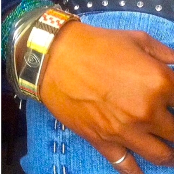 RECENTLY REDUCED: “Sale Priced”Magnificent Hieroglyphs Egyptian Eye Bracelet - Picture 3 of 6